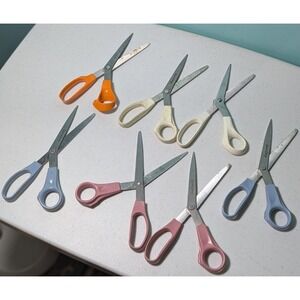 Scissor Lot of 7 Scissors Brands Are Fiskars, Country Colours,
